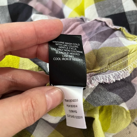 SOLD E Torrid Multi Plaid Challis Button Front Midi Dress - Picture 13 of 13